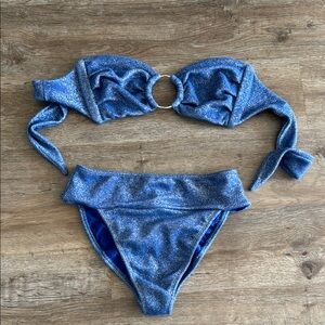 Sky Sparkle Montce Bikini Bottom